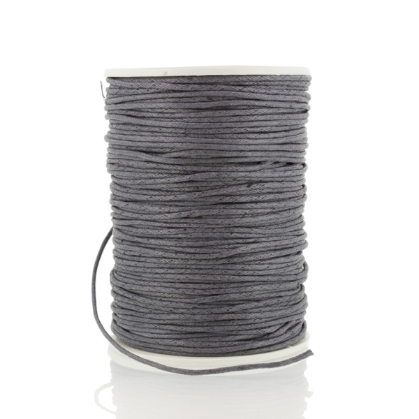 COTTON THREAD 1.5mm - GRAY (DARK) 319 - 100yards(91m)