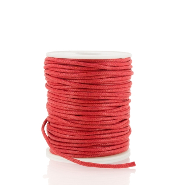 COTTON THREAD 2.0mm - RED 162 - 50yards