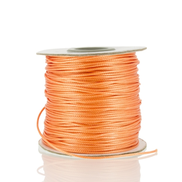 POLYESTER THREAD - 1.0mm PEACH 148 - 75meters