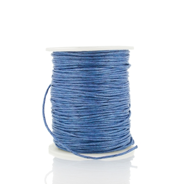 COTTON THREAD 1.5mm - BLUE 213 - PACKAGE 3x70meters