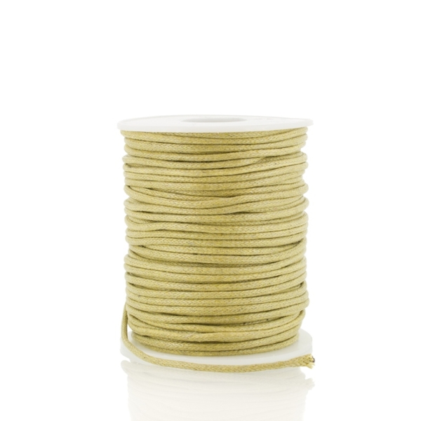 COTTON THREAD 2.0mm - GREEN MILITARY 000 - PACKAGE 3x50yards