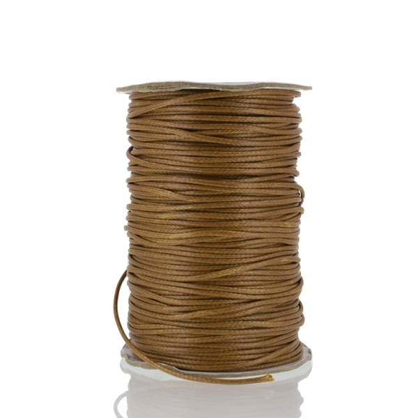 POLYESTER THREAD - 1.5mm BROWN (LIGHT) 125 - PACKAGE 2x75meters