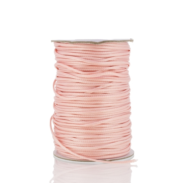 POLYESTER THREAD - 1.5mm CORAL (LIGHT) 131 - PACKAGE 2x75meters