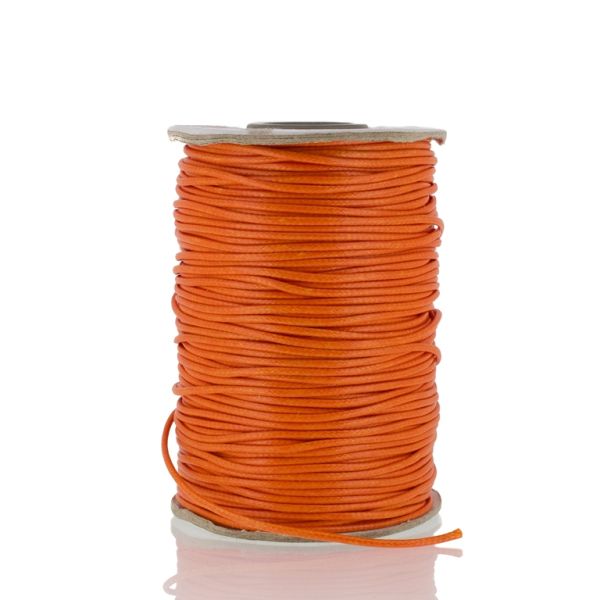 POLYESTER THREAD - 1.5mm ORANGE 104 - PACKAGE 2x75meters