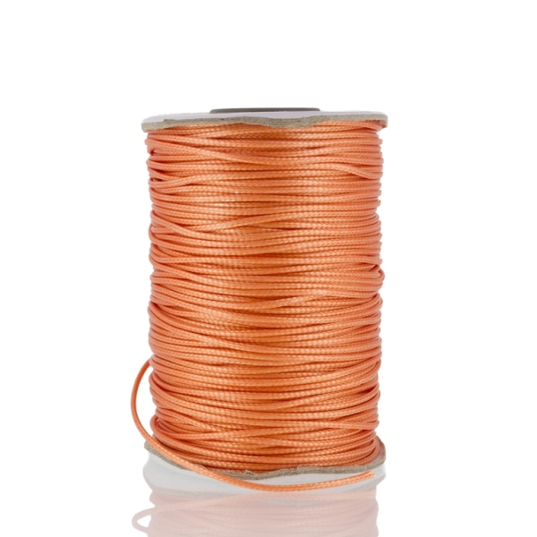 POLYESTER THREAD - 1.5mm PEACH 148 - PACKAGE 2x75meters