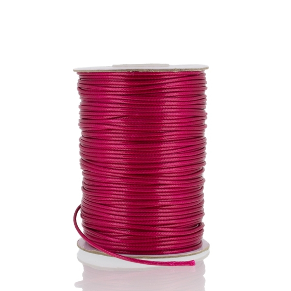 POLYESTER THREAD - 1.5mm CYCLAMEN (DARK) 138 - PACKAGE 2x75meters