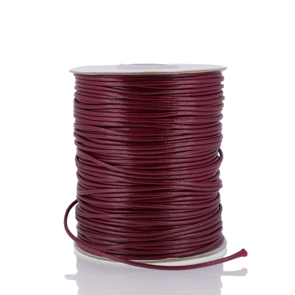 POLYESTER THREAD - 2.0mm BORDEAUX 119 - PACKAGE 2x75meters