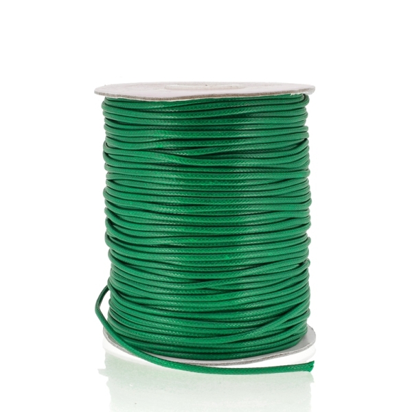 POLYESTER THREAD - 2.0mm GREEN GRASSY 120 - PACKAGE 2x75meters