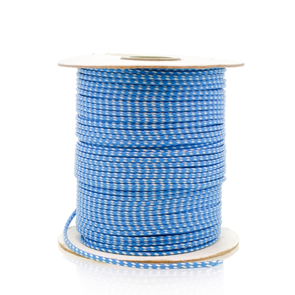 POLYESTER THREAD MULTICOLORED - 2.0mm WHITE 122 BLUE (LIGHT) 108 - 2х100yards