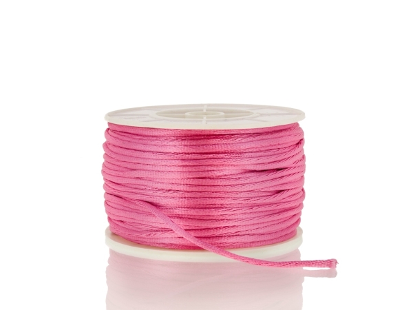 SATIN THREAD 2.0mm - PINK 49 - PACKAGE 3x50yards(45m)