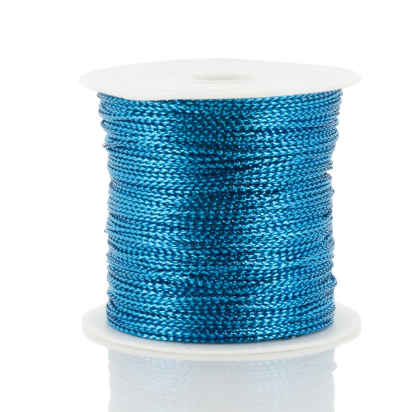 LAME THREAD 0.8mm - BLUE (LIGHT) -  PACKAGE 25х20meters