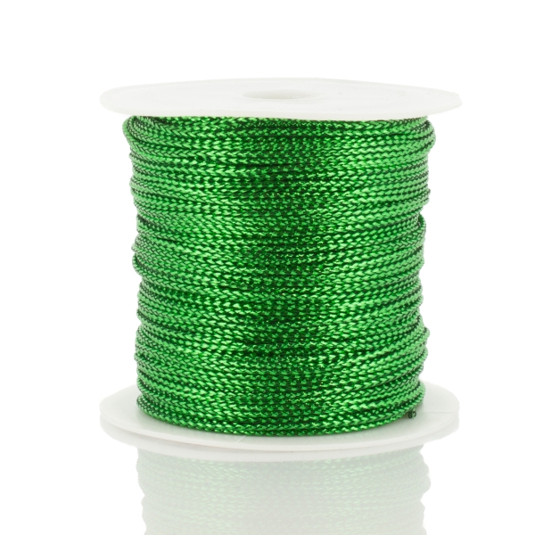 LAME THREAD 0.8mm - GREEN GRASSY -  PACKAGE 25х20meters